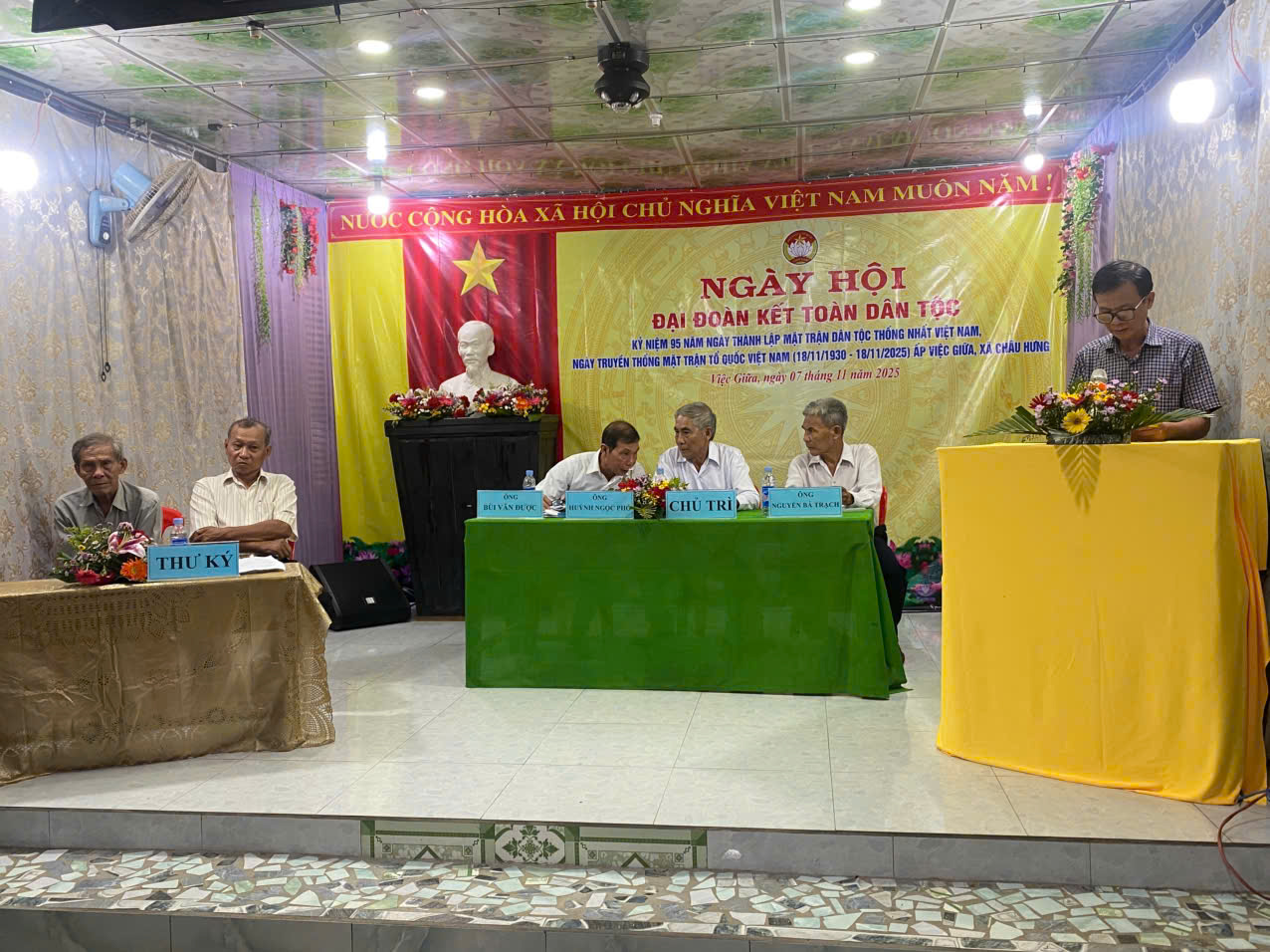 Ấp Việc Giữa xã Châu Hưng tổ chức thành công Ngày Hội đại đoàn kết toàn dân tộc năm 2025
